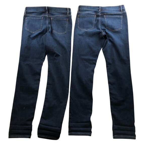 J.Jill Womens Jeans Size 6 Lot Of Two Straight Slim Blue Denim Dark Wash Casual - Picture 2 of 15